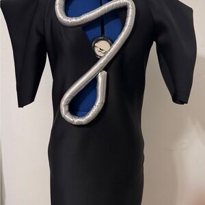 Elegant Black and Silver Dress